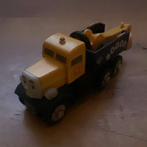 Sodor butch crane truck - butch, yellow